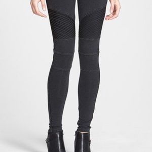 BP. Black Moto Leggings